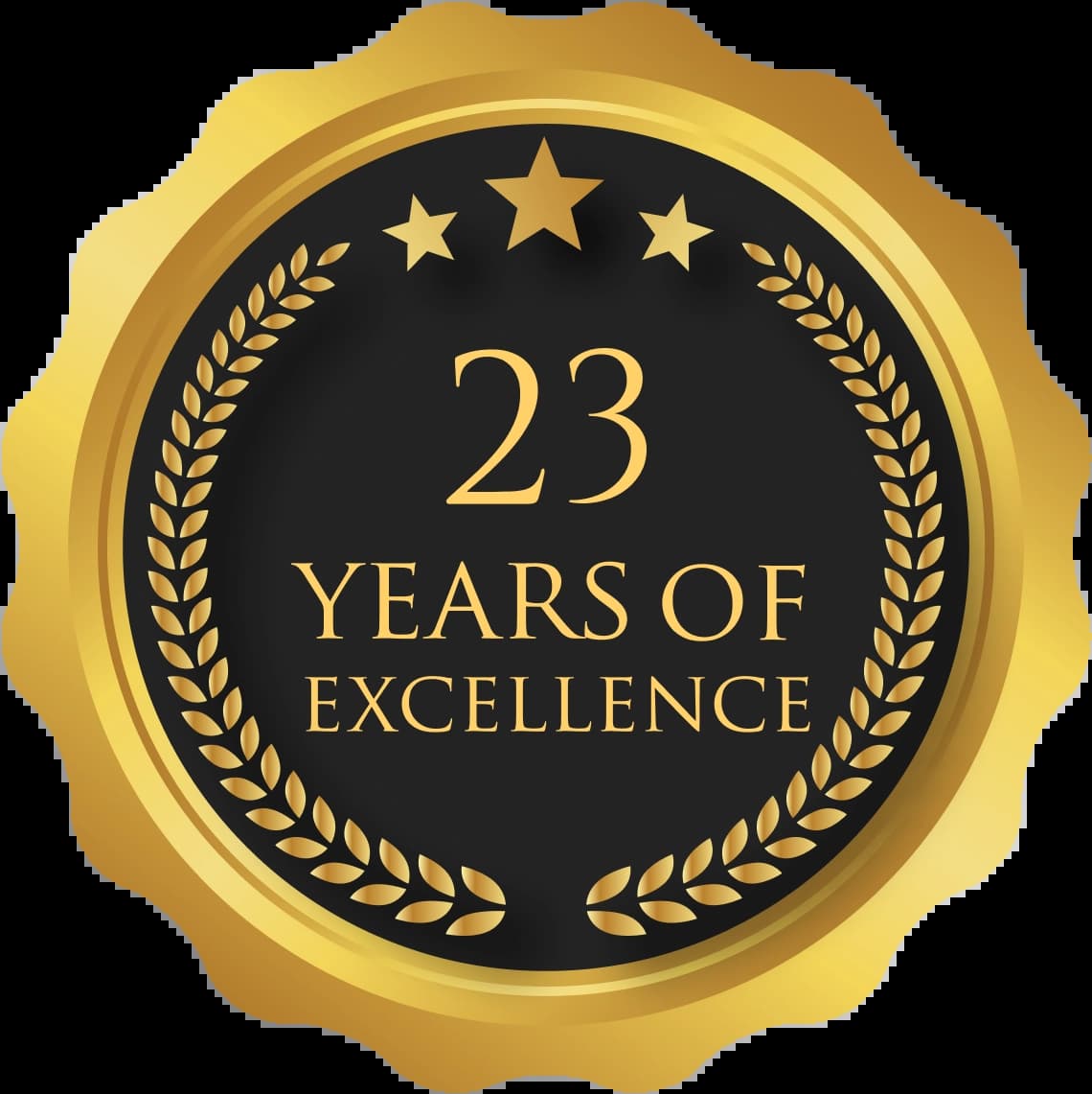 21 Years of Excellence Badge